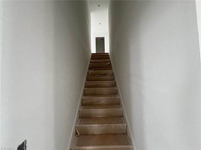 view of stairs