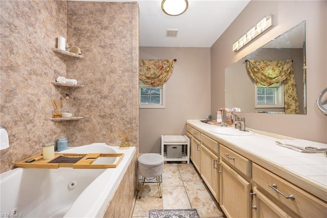 1973 Old Mountain Rd, Thomasville, NC 27360 - full bath with vanity and a tub with jets