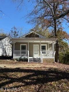 bungalow-style home featuring covered porch