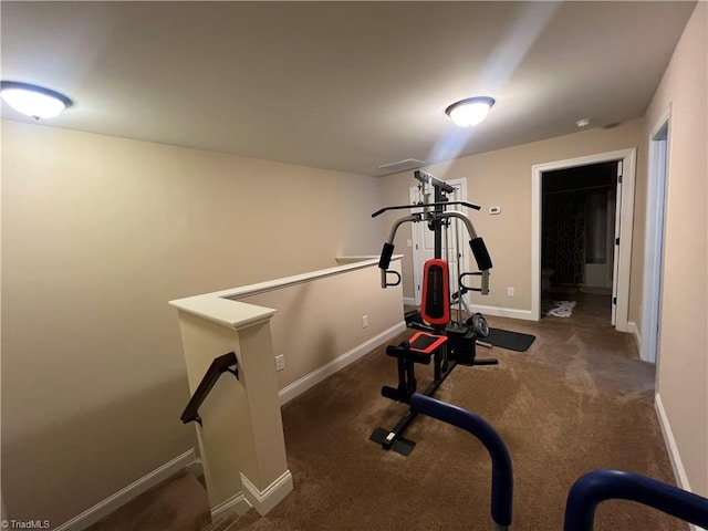 view of workout area