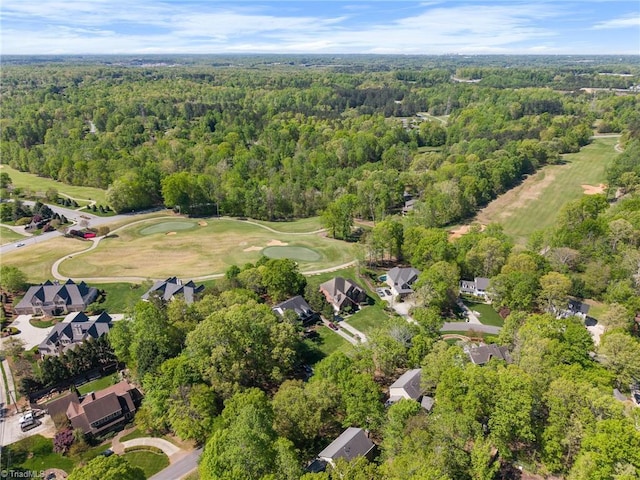 4105 Waldenbrook Rd, Greensboro, NC 27407 - drone / aerial view with a view of trees and golf course view