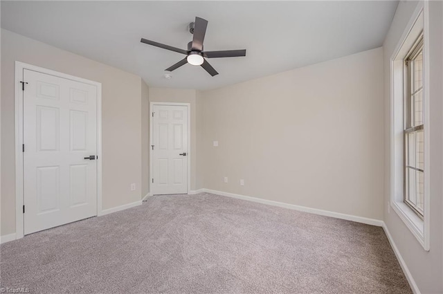 3510 Meadow Glen Ct, Clemmons, NC 27012 - unfurnished bedroom featuring carpet, baseboards, and a ceiling fan
