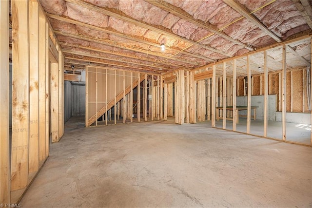 3510 Meadow Glen Ct, Clemmons, NC 27012 - view of unfinished below grade area
