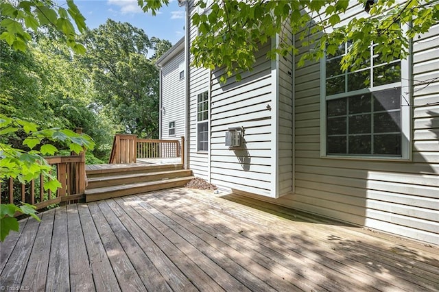 3510 Meadow Glen Ct, Clemmons, NC 27012 - view of wooden deck
