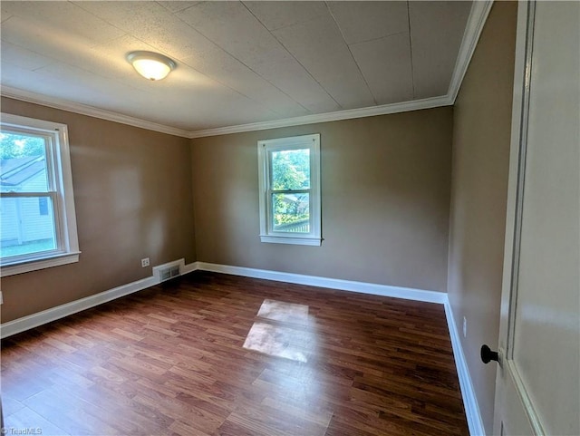 5675 Main St, Bethania, NC 27040 - unfurnished room featuring wood finished floors and ornamental molding