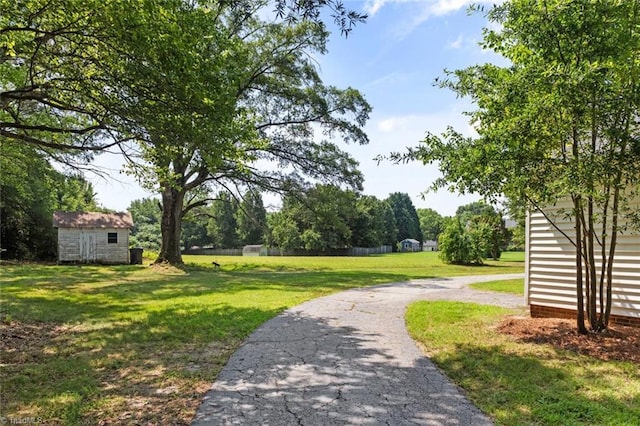 1425 Union Cross Rd, Kernersville, NC 27284 - view of home's community with a lawn and an outbuilding