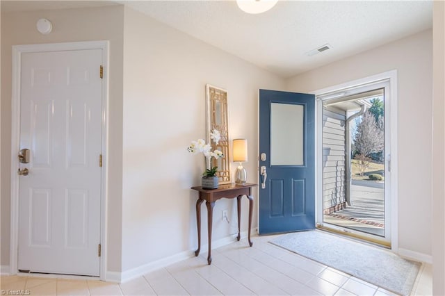 view of foyer entrance