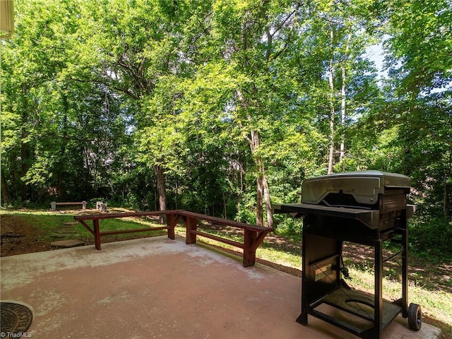 1307 Montreux Ct, Mebane, NC 27302 - view of patio / terrace featuring a grill