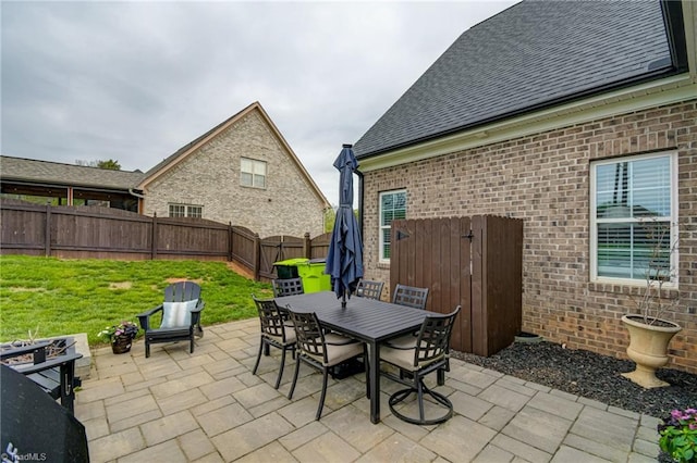 231 Plumstead Ln, Clemmons, NC 27012 - view of patio / terrace featuring outdoor dining space