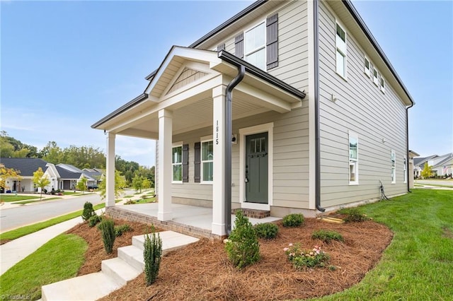 1815 Cleburne Ter, Kernersville, NC 27284 - view of front of home with a porch and a front yard