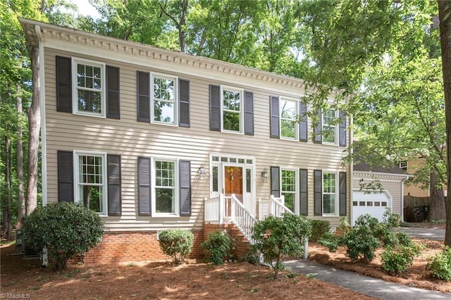 4602 Forest Glen Rd, Greensboro, NC 27410 - view of front of property with a garage