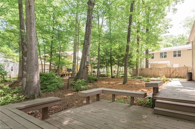 4602 Forest Glen Rd, Greensboro, NC 27410 - view of wooden deck