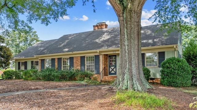 view of front of home