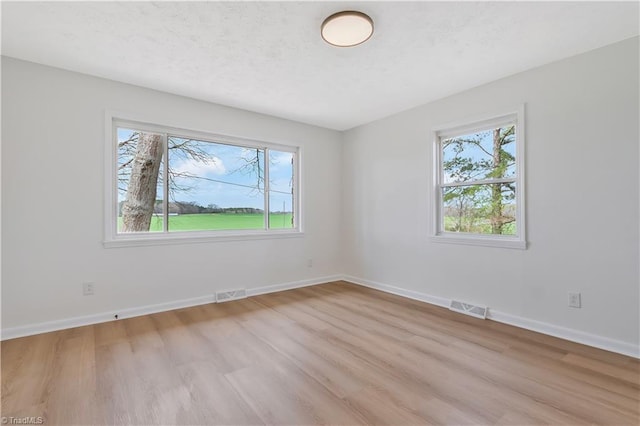 4566 Fork Rd, Norwood, NC 28128 - empty room with plenty of natural light, light wood-type flooring, and baseboards