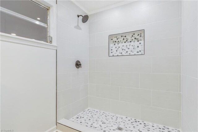 4566 Fork Rd, Norwood, NC 28128 - bathroom featuring tiled shower