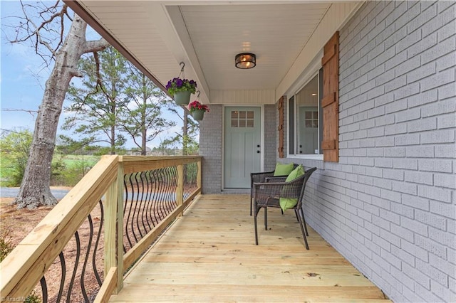 4566 Fork Rd, Norwood, NC 28128 - view of wooden deck