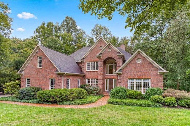 view of property with a front yard