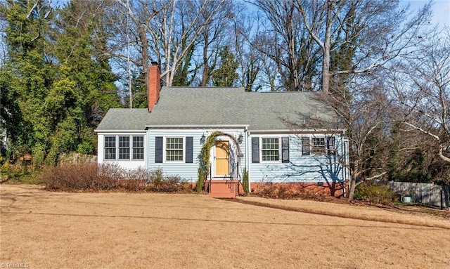 view of cape cod-style house