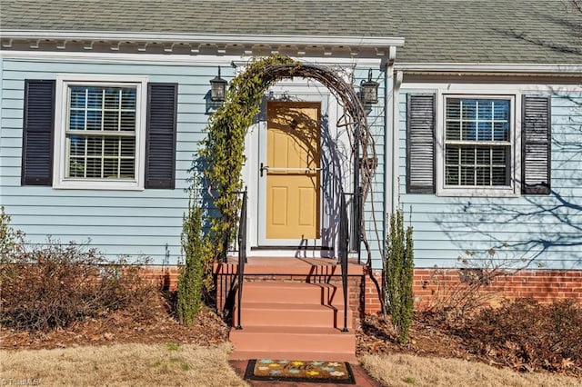 view of entrance to property