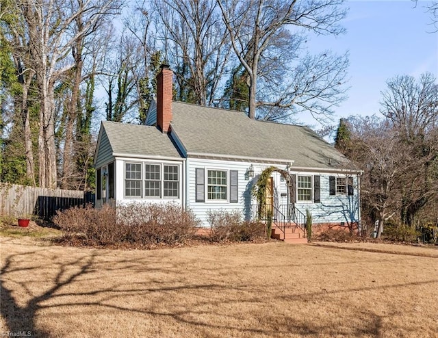 view of front of property