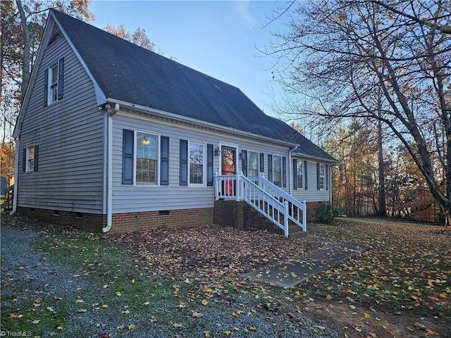 view of front of property