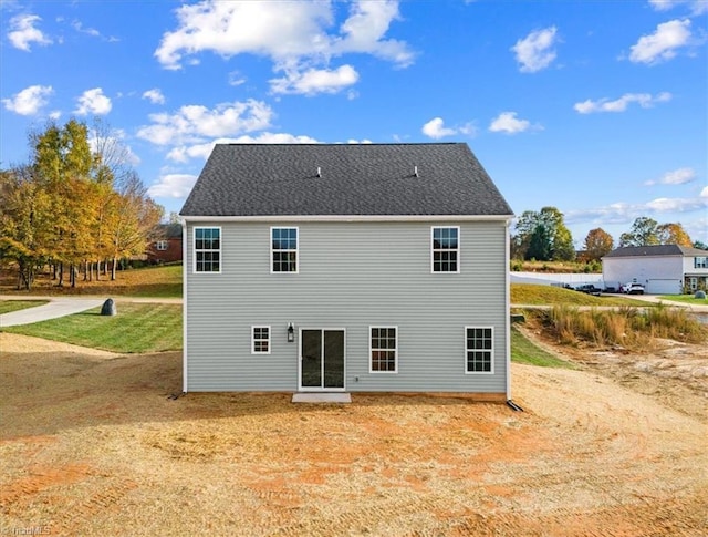 view of back of property