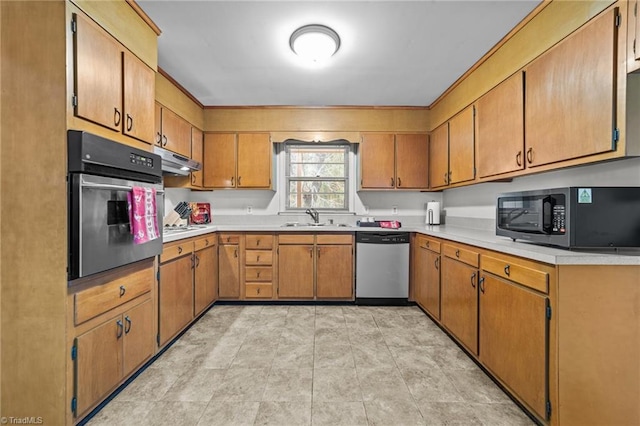 kitchen featuring sink and appliances with stainless steel finishes