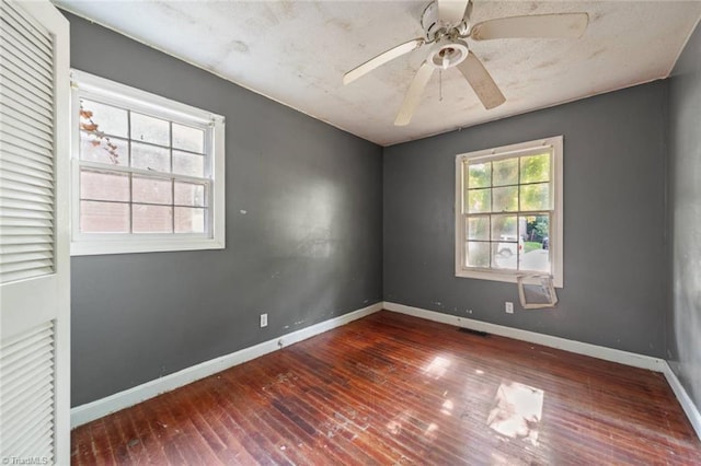1278 Tredwell Dr, Winston-Salem, NC 27103 - spare room featuring hardwood / wood-style floors and ceiling fan