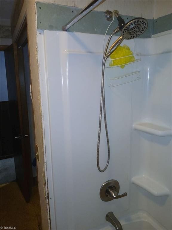 bathroom featuring tub / shower combination