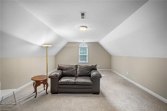 269 Country Villa Dr, Lexington, NC 27295 - bonus room featuring baseboards, lofted ceiling, and carpet floors