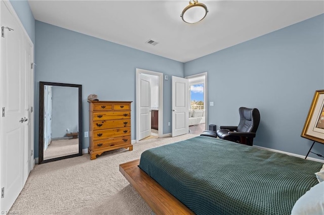 bedroom with carpet flooring