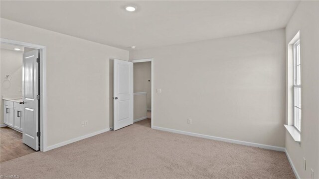 3765 Baden Rd, Winston-Salem, NC 27107 - unfurnished bedroom featuring recessed lighting, baseboards, and light colored carpet