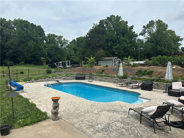 422 Manor Dr, High Point, NC 27260 - view of swimming pool featuring a patio area
