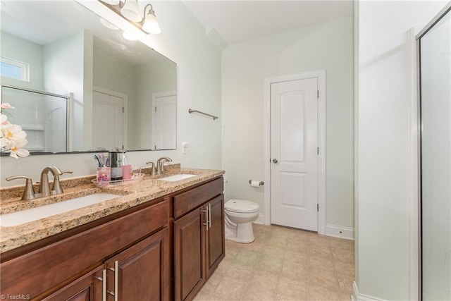 2452 Tannin Ct, High Point, NC 27265 - full bathroom with a shower stall and double vanity