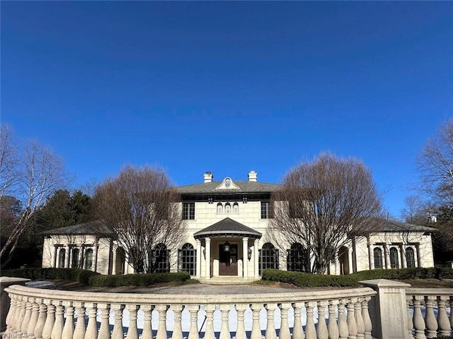 exterior space featuring a gazebo