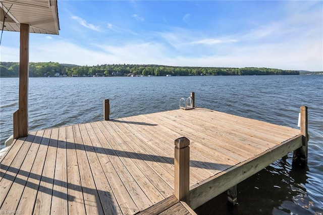 338 Fairfield Ct, Mount Gilead, NC 27306 - dock area featuring a water view