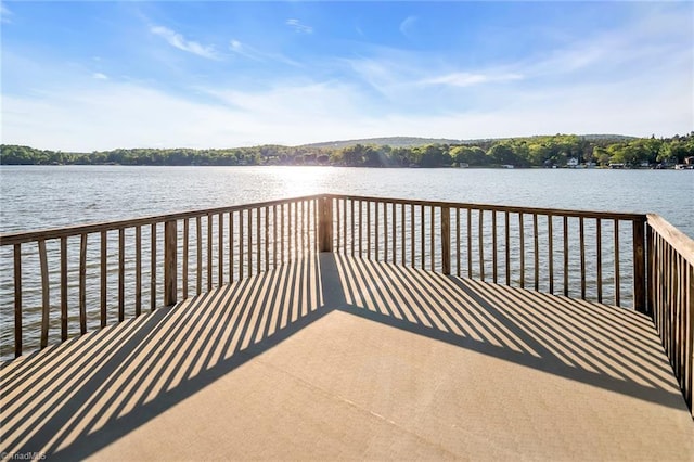 338 Fairfield Ct, Mount Gilead, NC 27306 - dock area featuring a water view