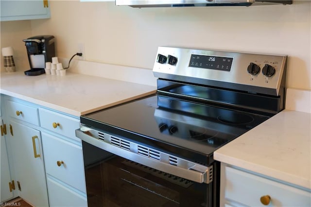 301 S Shaver St, Salisbury, NC 28144 - kitchen featuring stainless steel range with electric stovetop and light countertops