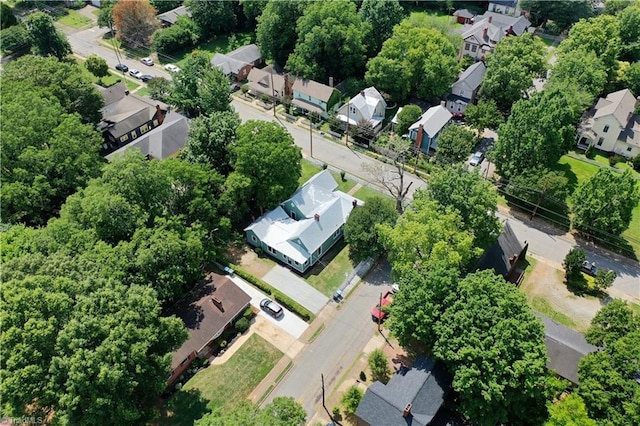 301 S Shaver St, Salisbury, NC 28144 - aerial overview of property's location with nearby suburban area