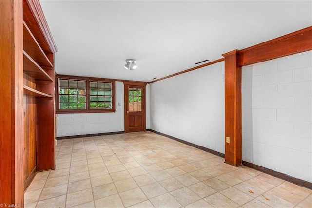 1400 Waybridge Ln, Winston-Salem, NC 27103 - spare room with ornamental molding and baseboards