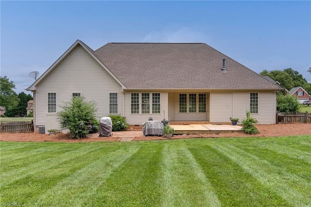 160 Serenity Pointe Dr, Kernersville, NC 27284 - rear view of house with a patio and roof with shingles