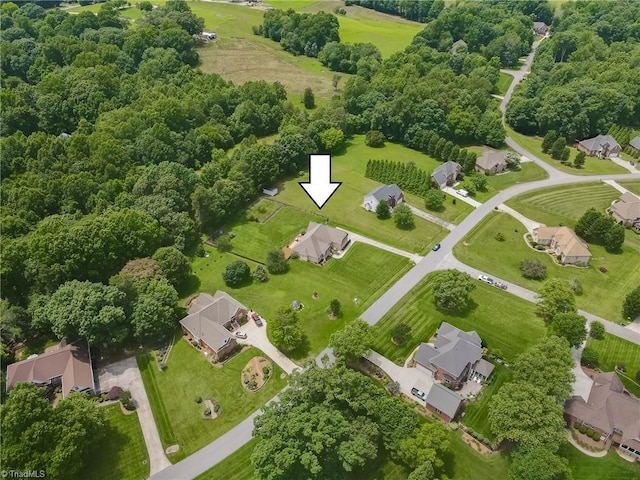 160 Serenity Pointe Dr, Kernersville, NC 27284 - aerial view of residential area
