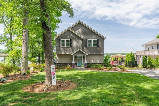 440 Sportsman Dr, Salisbury, NC 28146 - view of front of home featuring a front lawn