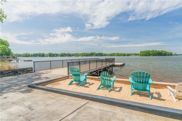 440 Sportsman Dr, Salisbury, NC 28146 - view of dock with a water view