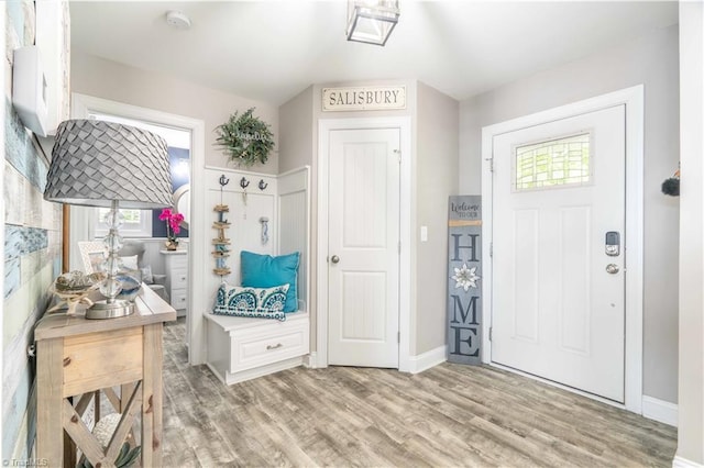 440 Sportsman Dr, Salisbury, NC 28146 - entrance foyer with light wood-style floors and baseboards
