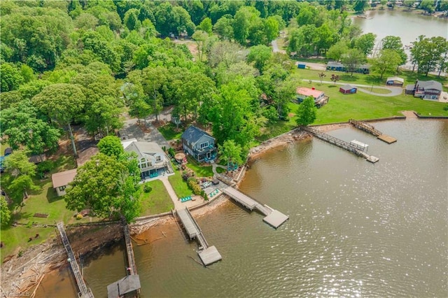 440 Sportsman Dr, Salisbury, NC 28146 - aerial view with a water view