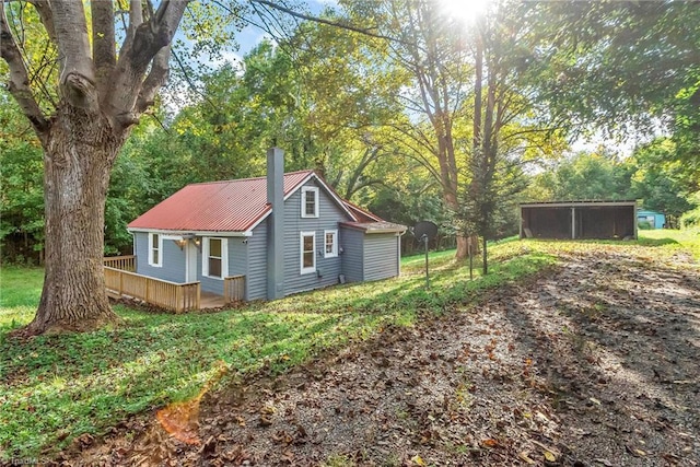 view of property exterior