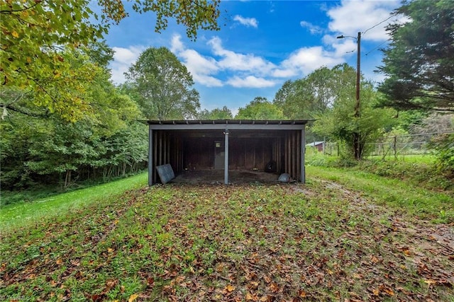 view of outbuilding