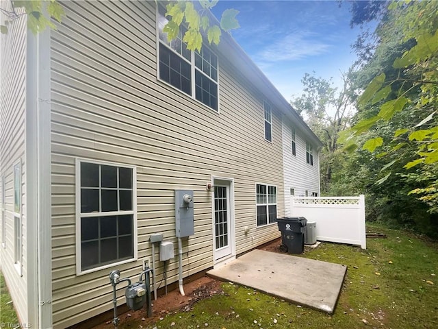 back of house featuring a patio area