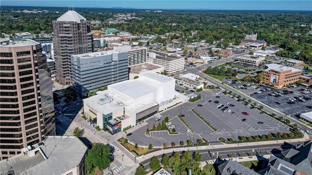 bird's eye view featuring a view of city